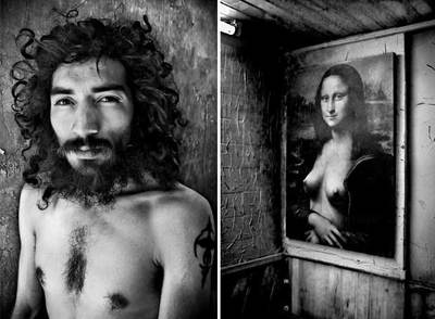 Dos fotografías de Ricky Dávila de la serie  Nubes de un cielo que no cambia. 