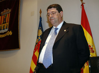 El alcalde de Polop, Juan Cano.