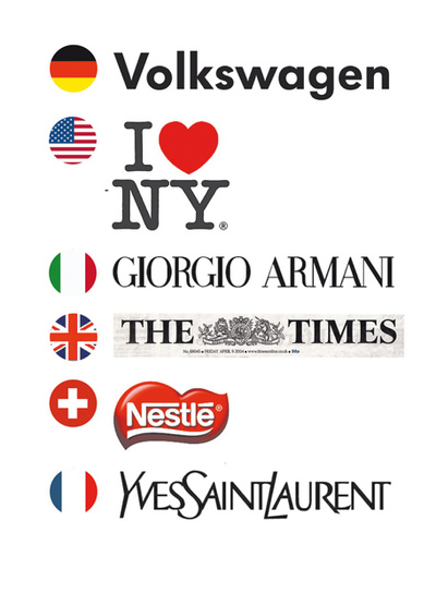  Muchas tipografías no sólo se asocian a un país, sino también a la industria que lo representa. Seis tipografías con connotaciones casi patrióticas. 