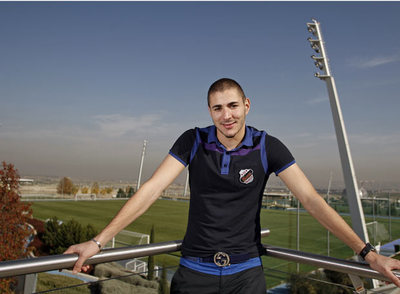 Benzema, la semana pasada en la ciudad deportiva del  Madrid.