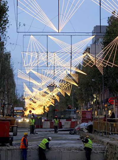 Una Navidad de luces y obras