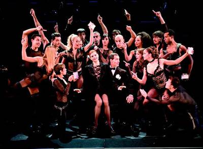 Una escena del musical  Chicago.  