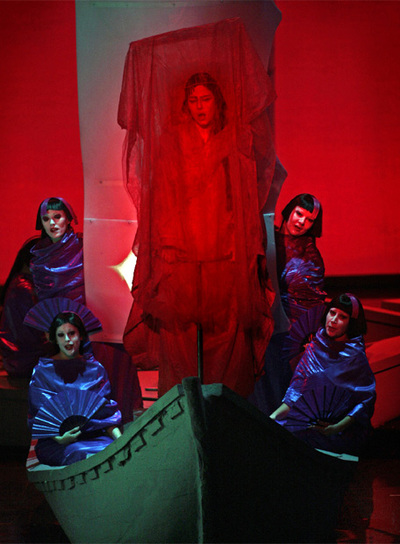 Ensayo general de  Madama Butterfly  ayer en el Palau de les Arts de Valencia.