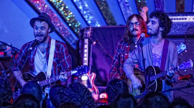 La banda Little Joy durante su actuación en Florida Park.