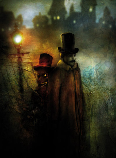 Ilustraciones de Alexander Jansson en  Cuentos completos  (Mondadori), de Robert Louis Stevenson.