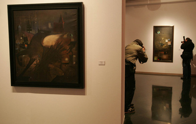 Un aspecto de la exposición dedicada al grupo Dau al Set.