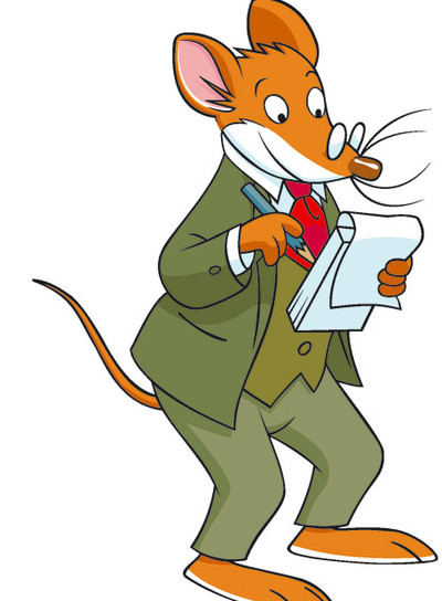 Gerónimo Stilton dirige  El Eco del Roedor  y vive en Ratonia.