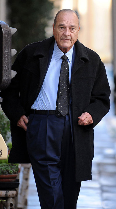El ex presidente francés, Jacques Chirac, en noviembre.