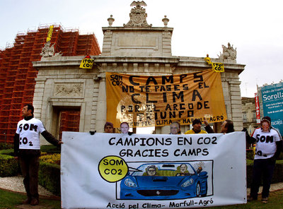 Protesta contra el cambio climático