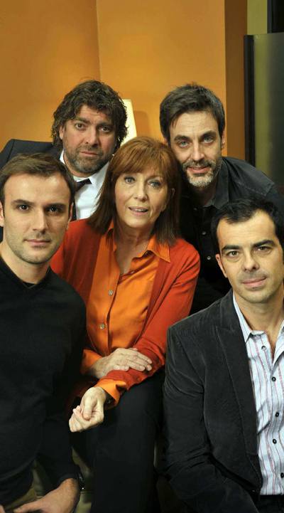 Los protagonistas de la serie 'La Riera'