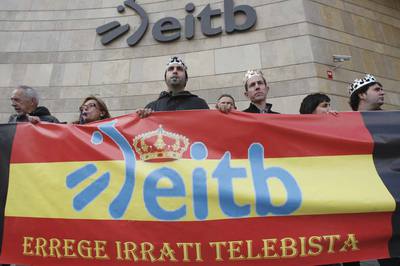 Contra la emisión del mensaje por la televisión vasca