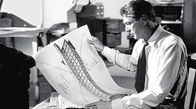 Gary Cooper, en una imagen de  El manantial. 