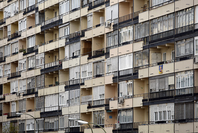 Vista de las colmenas del barrio de la Concepción.