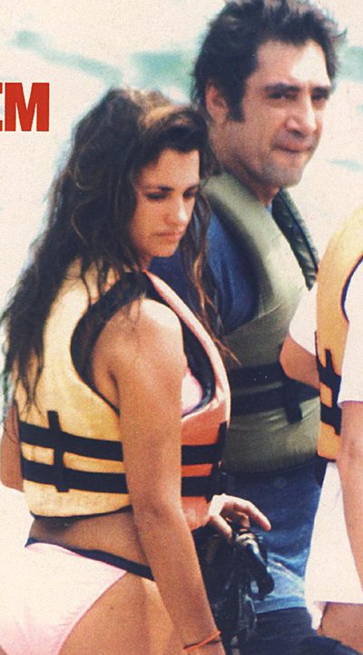 Penélope Cruz y Javier Bardem en la portada de la revista  Lecturas. 