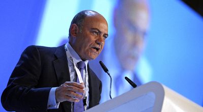 Gerardo Díaz Ferrán, propietario de Marsans, en un acto de la patronal CEOE.