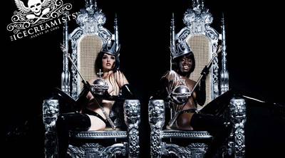 Reclamo publicitario de The Icecreamists, helados  punk  y  sexy  que hacen las delicias de los  madurialistas. 