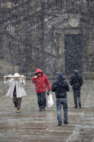 El frente polar deja Galicia después de tres días