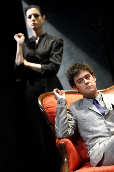 Aroa Gimeno y Guillermo Muñoz, en  La ratonera. 