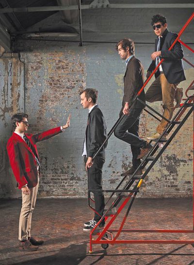  Ezra Koenig, Christopher Tomson, Rostam Batmanglij y Chris Baio son los componentes de Wampire Weekend. 