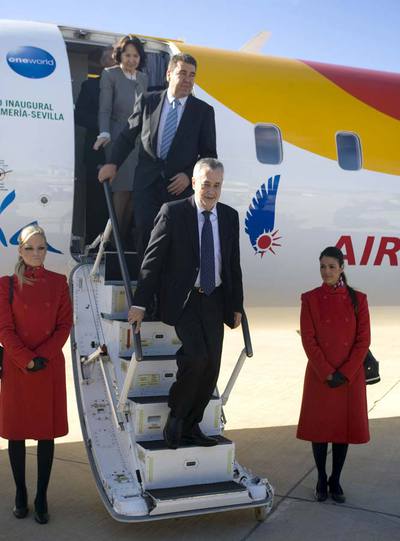 Almería-Sevilla, a 58 minutos