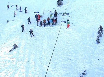 Un alud hiere gravemente a un joven esquiador