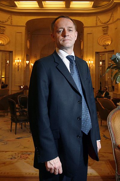 Westaway, poco después de su conferencia a clientes.