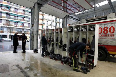 La nueva casa de los bomberos del Eixample