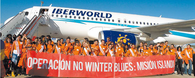  Los cien canarios elegidos para promocionar las esencias del archipiélago en Islandia. 