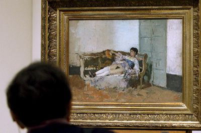  Carmen Bastián , obra de Marià Fortuny que ha sido adquirida por el Museo Nacional de Arte de Cataluña.