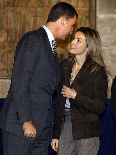 Don Felipe y Doña Letizia, en la Lonja de Valencia, durante la ceremonia de la entrega de los premios Jaume I.