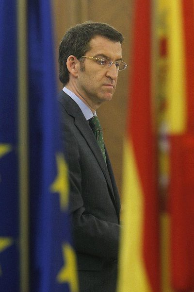 Alberto Núñez Feijóo, esta semana en Madrid.