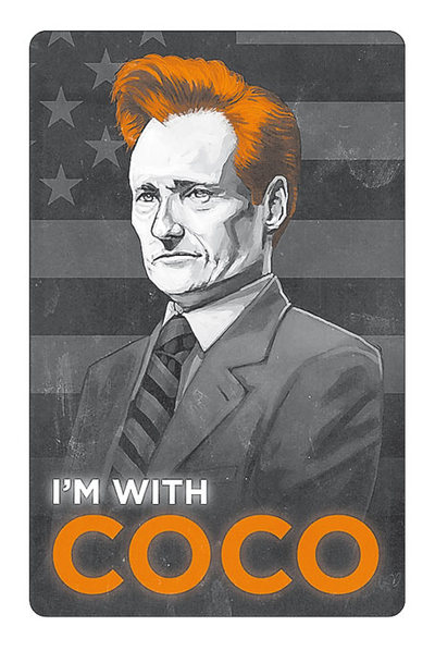  Cartel de apoyo a Conan O'Brien 