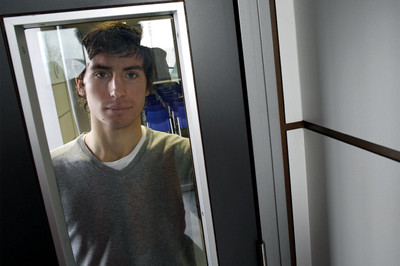 Pedro Mosquera, en la ciudad deportiva de Valdebebas