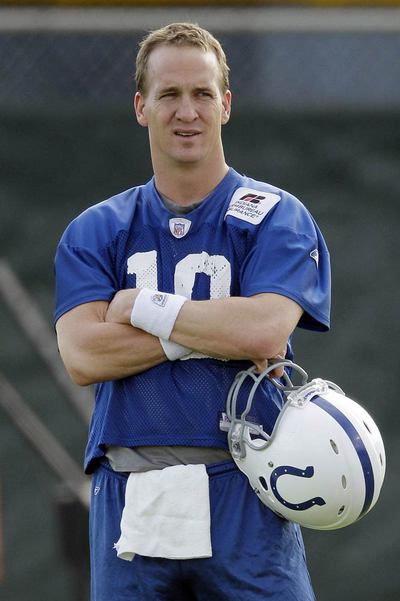 Peyton Manning, el  quarterback  de los Colts.