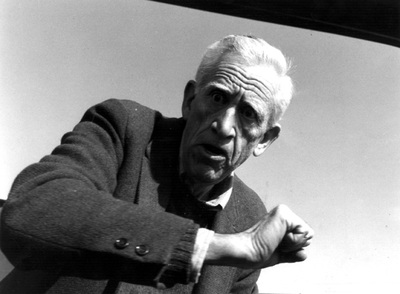 Una de las últimas imágenes del escritor J. D. Salinger, autor de  El guardián entre el centeno. 