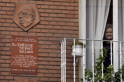 92 aniversario del nacimiento de Tierno Galván