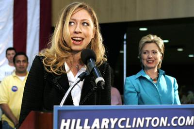 Chelsea Clinton, durante la campaña de su madre en 2008.