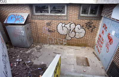 FOTOGALERIA: Pintadas, escombros y cristales rotos