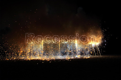  La traca final,  fotografía de Karmelo Bermejo.