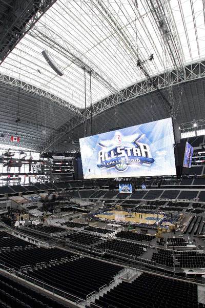 El estadio de los Dallas Cowboys, donde se disputará el  All Star .