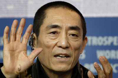 Zhang Yimou, en la rueda de prensa de presentación de su película  A woman, a gun and a noodle soup,  ayer en Berlín.