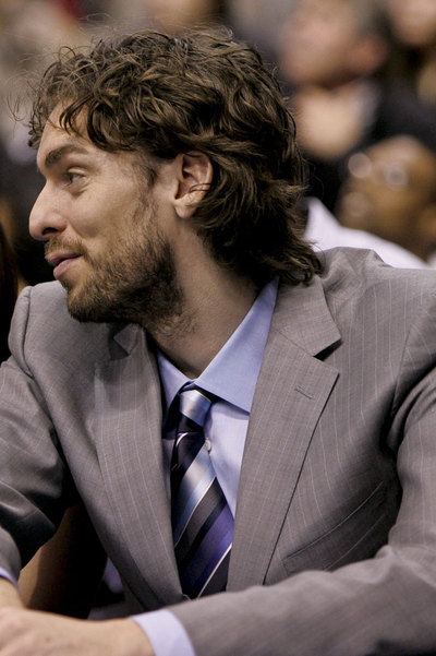 Pau Gasol, durante un  show  este fin de semana en Dallas.