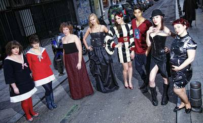 Ocho de los diseñadores emergentes que estarán en el Costello, junto al local.