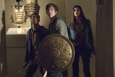 Un fotograma de  Percy Jackson y el ladrón del rayo .