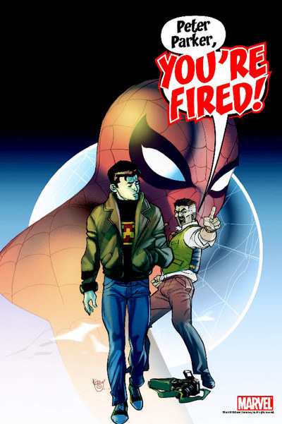 Portada de la última entrega de  Spiderman. 