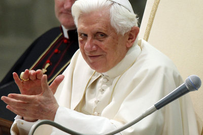 El papa Benedicto XVI, ayer en el Vaticano.