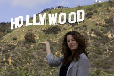 Claudia Llosa, directora de  La teta asustada,   en Los Ángeles. 