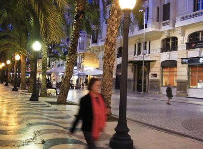 Tramo de la Explanada que se pretende abrir al tráfico.