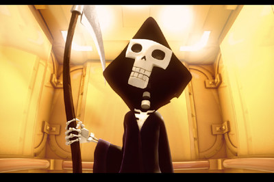 Fotograma del corto   La dama y la muerte,  de Javier Recio, candidato a los premios de Hollywood.