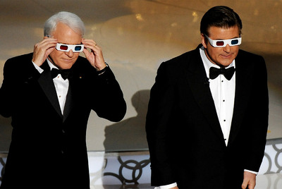 Steve Martin (izquierda) y Alec Baldwin, presentadores de la ceremonia.